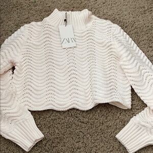 Zara Cropped Sweater
